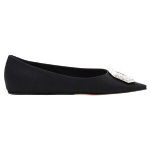 Amina Muaddi Camellia Ballerina Flats